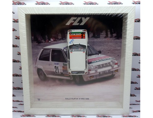 CUADRO RENAULT 5 RALLY PLATJA D'ARO 1988 FLY