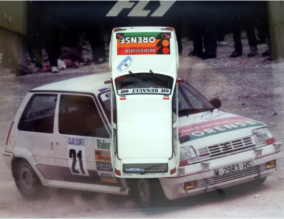 CUADRO RENAULT 5 RALLY PLATJA D'ARO 1988 FLY