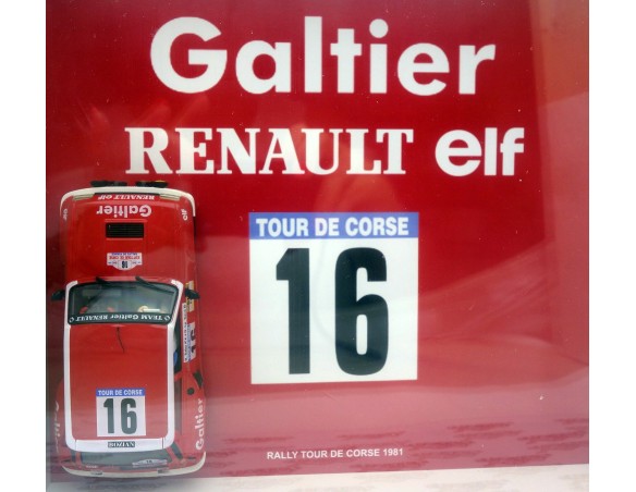 CUADRO RENAULT 5 RALLY TOUR DE CORSE 1981 GALTIER (1) FLY