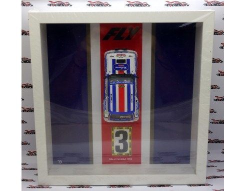 CUADRO RENAULT 5 RALLY SKODA 1983 ROTHMANS FLY