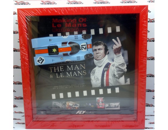 CUADRO PORCHE LE MANS STEVE MCQUEEN FLY