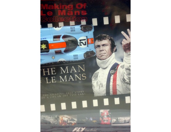 CUADRO PORCHE LE MANS STEVE MCQUEEN FLY