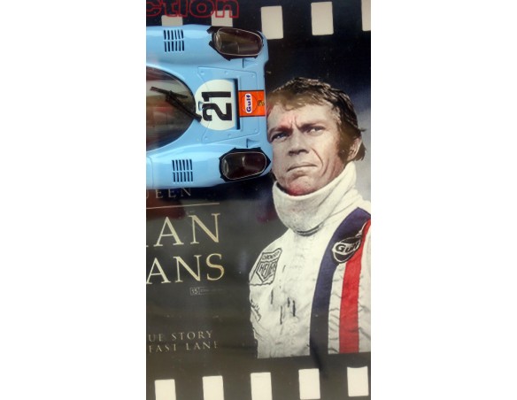 CUADRO PORCHE LE MANS STEVE MCQUEEN FLY