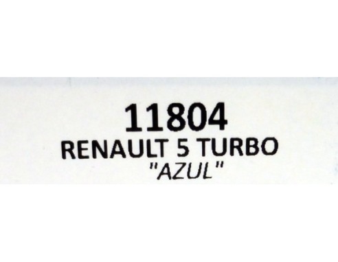 RENAULT 5 TURBO AZUL REF.11804 TEAM SLOT