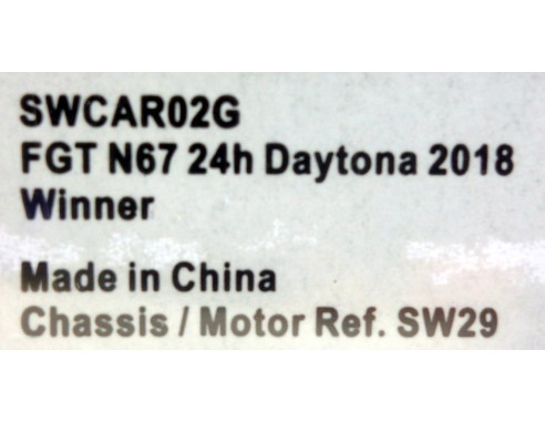 FORD GT Nº67 24H DAYTONA 2018 WINNER REF.SWCAR02G SIDEWAYS