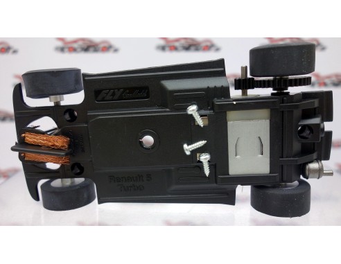 CHASIS ,MOTOR Y NEUMATICOS RENAULT 5 TURBO REF.03701 FLY