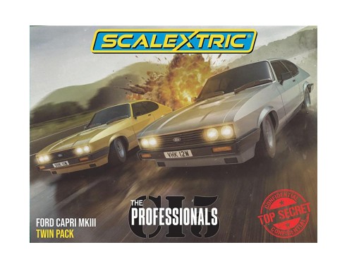 THE PROFESSIONALS  SET FORD CAPRI MKIII  PLATA Y ORO REF.H4642 SUPERSLOT