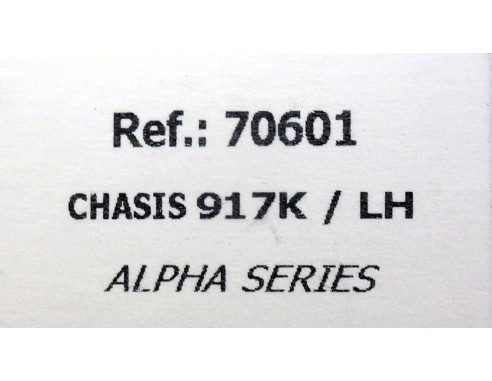 CHASIS PORSCHE 917K / LH ALPHA SERIES REF.70601 FLY