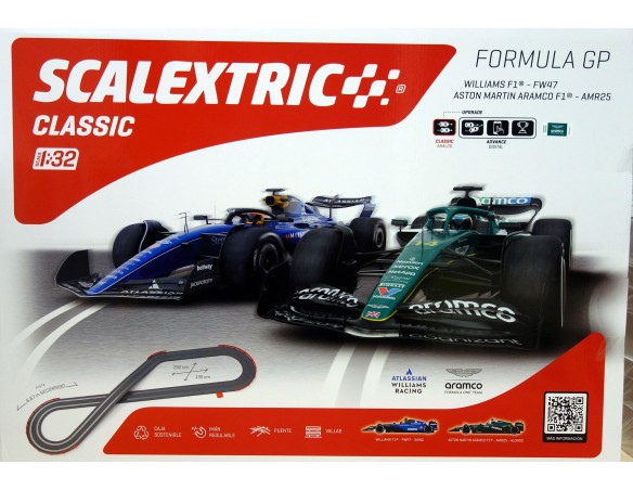 CIRCUITO SCALEXTRIC CLASSICS FORMULA GP REF.U10587S500 SCX