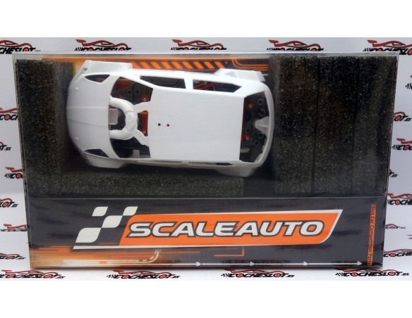 SKODA FABIA R5 WHITE RACING KIT NEW BODY 2025 REF.SC6440 SCALEAUTO