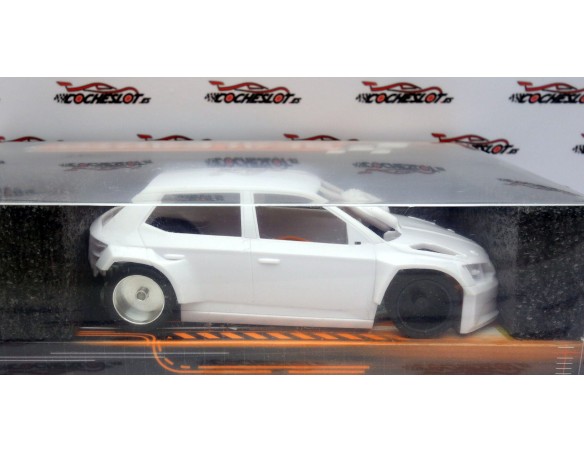 SKODA FABIA R5 WHITE RACING KIT NEW BODY 2025 REF.SC6440 SCALEAUTO