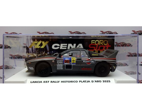 LANCIA 037 RALLY HISTORICO PLATJA D'ARO 2025. CENA FLY FOROSLOT 2025 REF.E2114 FLY