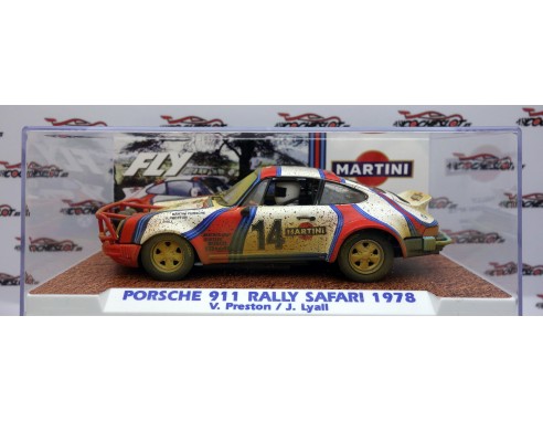 PORSCHE 911 RALLY SAFARI 1978 MARTINI Nº14 SUCIO REF.E2110AR FLY