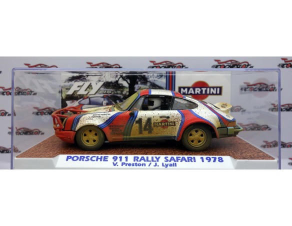 PORSCHE 911 RALLY SAFARI 1978 MARTINI Nº14 SUCIO REF.E2110AR FLY