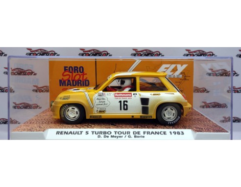 RENAULT 5 TURBO TOUR DE FRANCE 1983 FOROSLOT OTOÑO 2025 SUCIO REF.E2113AR FLY