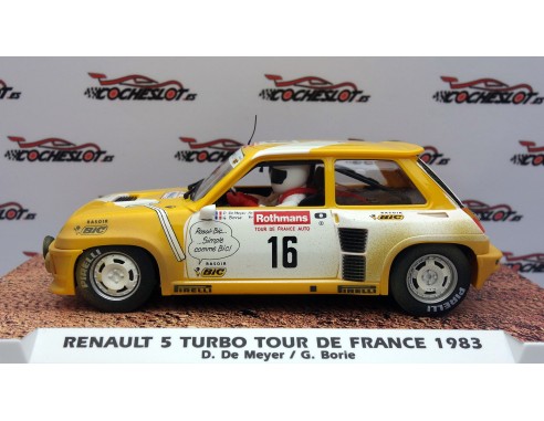 RENAULT 5 TURBO TOUR DE FRANCE 1983 FOROSLOT OTOÑO 2025 SUCIO REF.E2113AR FLY