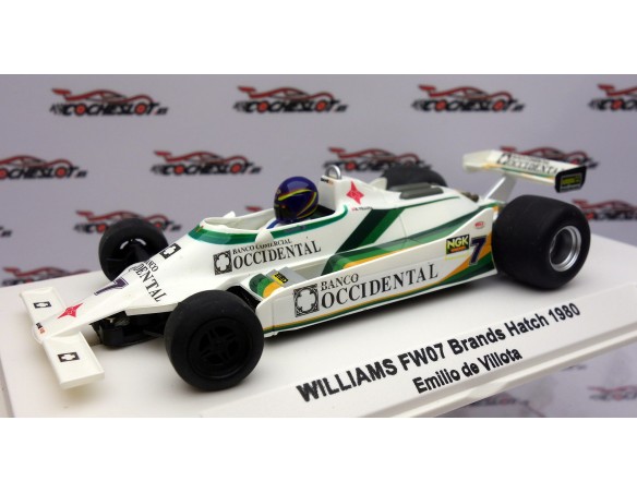 WILLIAMS FW07 ED. ESPECIAL MINIAUTO ,EMILIO DE VILLOTA REF.F01302 FLY