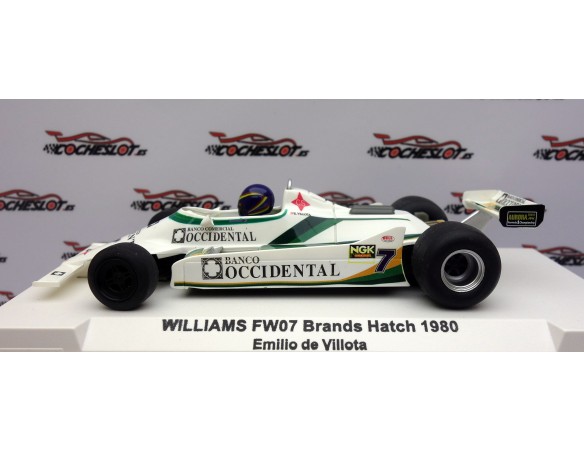 WILLIAMS FW07 ED. ESPECIAL MINIAUTO ,EMILIO DE VILLOTA REF.F01302 FLY