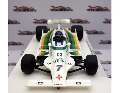 WILLIAMS FW07 ED. ESPECIAL MINIAUTO ,EMILIO DE VILLOTA REF.F01302 FLY