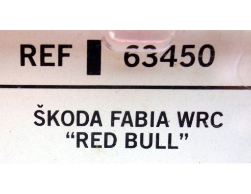 SKODA FABIA WRC RED BULL REF.63450 SCX