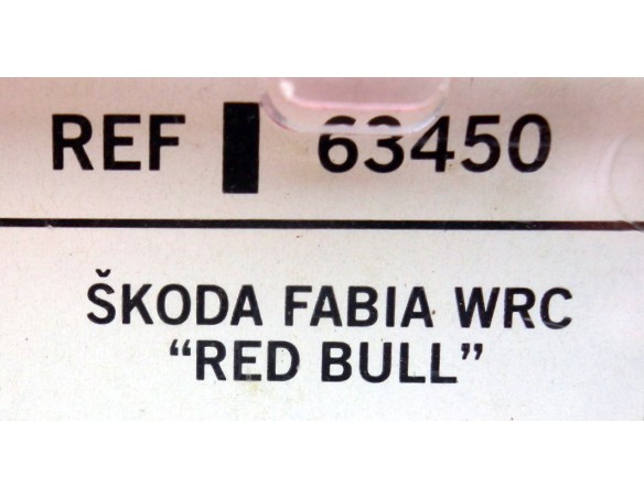 SKODA FABIA WRC RED BULL REF.63450 SCX