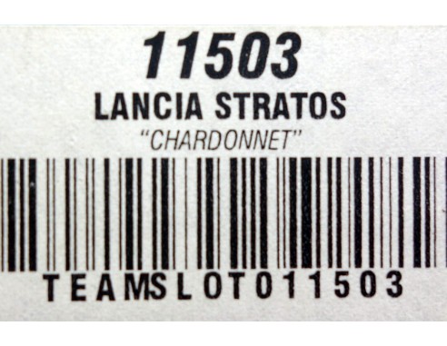 LANCIA STRATOS CHARDONNET REF.11503 TEAMSLOT