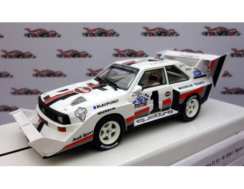 AUDI SPORT QUATTRO S1, RESINA 1ST PIKES PEAK 1987  REF.HCP229 HOBBYCLASSIC