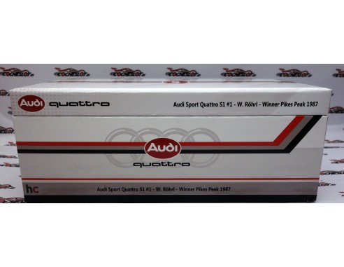 AUDI SPORT QUATTRO S1, RESINA SUCIO 1ST PIKES PEAK 1987  REF.HCP229 HOBBYCLASSIC