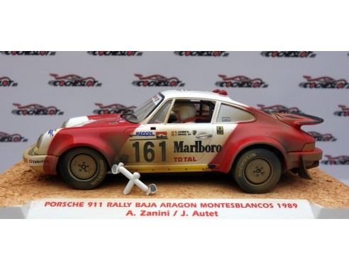 PORSCHE 911 MARLBORO BAJA ARAGON 1989 ZANINI SUCIO REF.E2077AR DEF. FLY