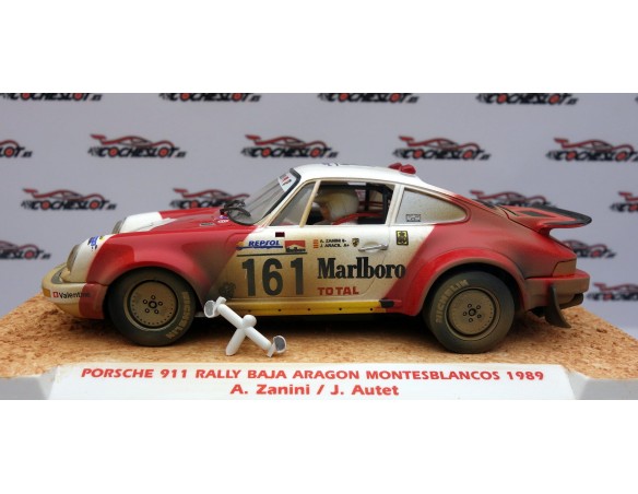PORSCHE 911 MARLBORO BAJA ARAGON 1989 ZANINI SUCIO REF.E2077AR DEF. FLY