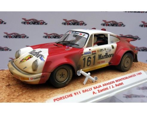 PORSCHE 911 MARLBORO BAJA ARAGON 1989 ZANINI SUCIO REF.E2077AR DEF. FLY
