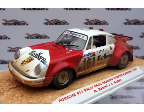 PORSCHE 911 MARLBORO BAJA ARAGON 1989 ZANINI SUCIO REF.E2077AR DEF. FLY