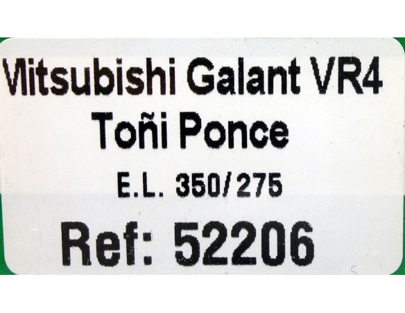 MITSUBISHI GALANT VR4 CAMEL TOÑI PONCE REF.52206 AVANT SLOT