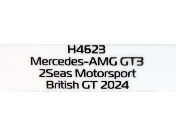 MERCEDES AMG GT3 2SEAS MOTORSPORT BRITISH GT 2024 REF.H4623 SUPERSLOT