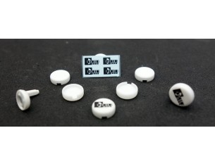 4 TAPA FAROS PARA RENAULT 5 DE FLY CON CALCAS CIBIE 2