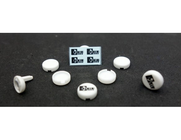 4 TAPA FAROS PARA RENAULT 5 DE FLY CON CALCAS CIBIE