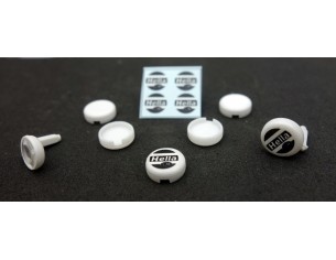 4 TAPA FAROS PARA RENAULT 5 DE FLY CON CALCAS HELLA