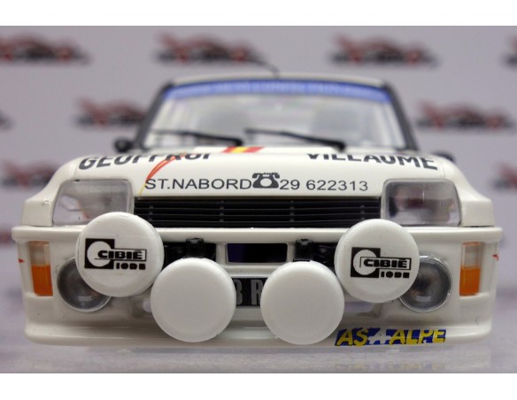4 TAPA FAROS PARA RENAULT 5  FLY CON CALCAS CIBIE 2