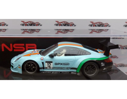 PORSCHE 997 GULF  Nº12 GPX 2020 DEFECTIVE AW KING 21K EVO3 TARGA FLORIO TRIBUTE LIVERY REF.D0422AW NSR
