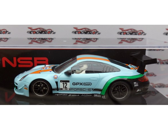 PORSCHE 997 GULF  Nº12 GPX 2020 DEFECTIVE AW KING 21K EVO3 TARGA FLORIO TRIBUTE LIVERY REF.D0422AW NSR