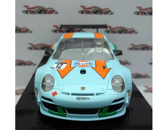PORSCHE 997 GULF  Nº12 GPX 2020 DEFECTIVE AW KING 21K EVO3 TARGA FLORIO TRIBUTE LIVERY REF.D0422AW NSR