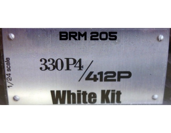WHITE KIT  FERRARI 330P4/412P REF.205 BRM