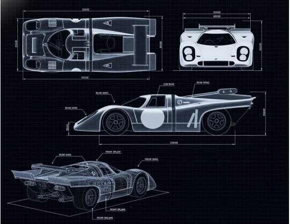 PRERESERVA Porsche 917K Mira Test 1970