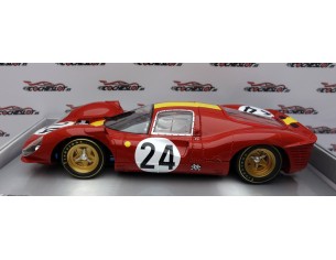 FERRARI 330 P4 Nº24 EQUIPE NATIONALE BELGE LE MANS 24 HOURS 1967 1/24 REF.202 BRM 2