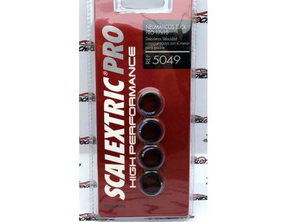 NEUMATICOS SLICK PRO 17X10 REF.5049 SCALEXTRIC PRO