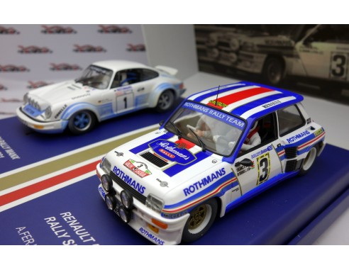 CAJA ROTHMANS PORSCHE 934 SUCIO Y RENAULT 5 TURBO FLY