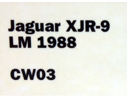 CAJA VACIA JAGUAR XJR9 LE MANS 1988 REFCW03 SLOT.IT