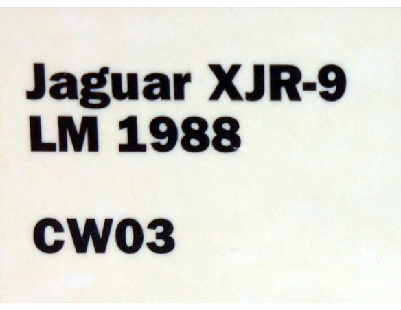 CAJA VACIA JAGUAR XJR9 LE MANS 1988 REFCW03 SLOT.IT