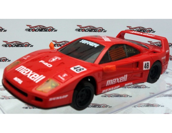 FERRARI F40  ROJO MAXELL SUPERSLOT