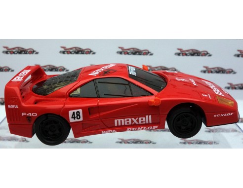 FERRARI F40  ROJO MAXELL SUPERSLOT